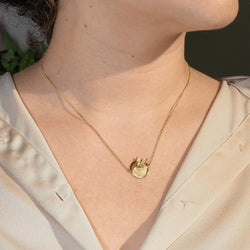 Collier Maille MORGANNE BELLO "Darli" en or jaune et diamants - Castafiore