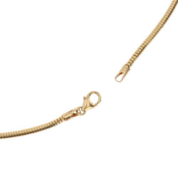 Collier maille oméga en or jaune - Castafiore