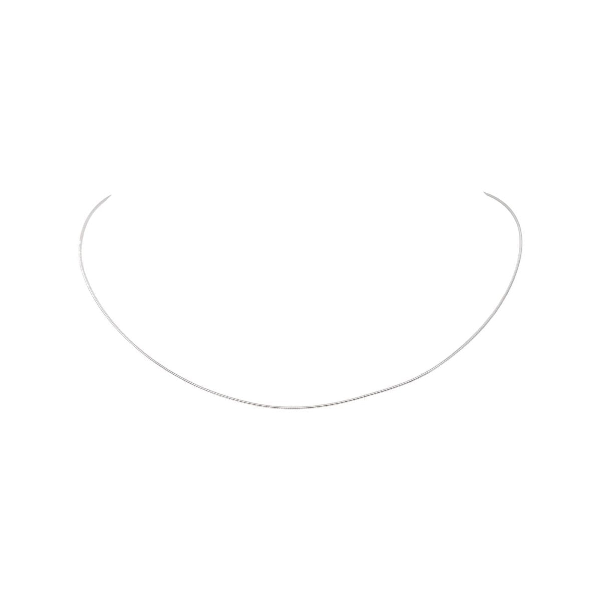 Collier Maille oméga Or Blanc - Castafiore