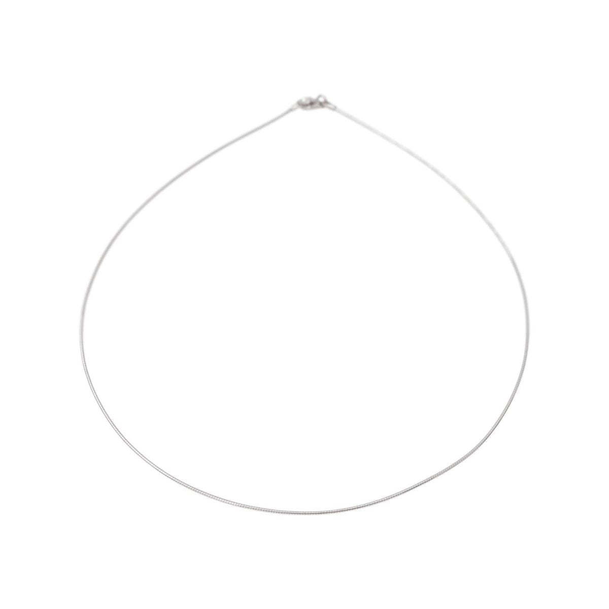 Collier Maille oméga Or Blanc - Castafiore