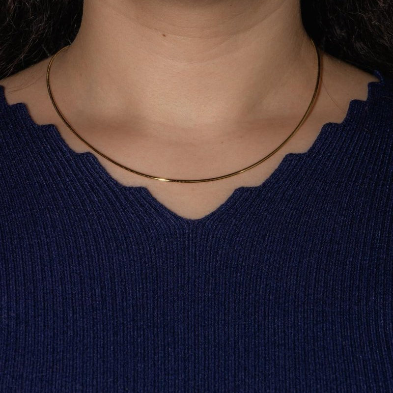 Collier Maille omega Or jaune - Castafiore