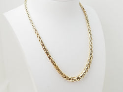 Collier maille palmier en or jaune - Castafiore