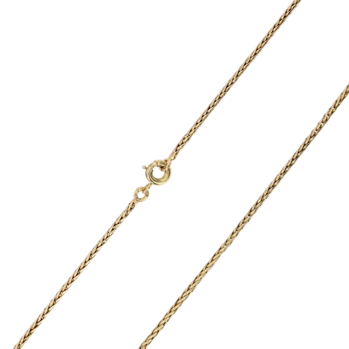 Collier maille palmier en or jaune et blanc - Castafiore