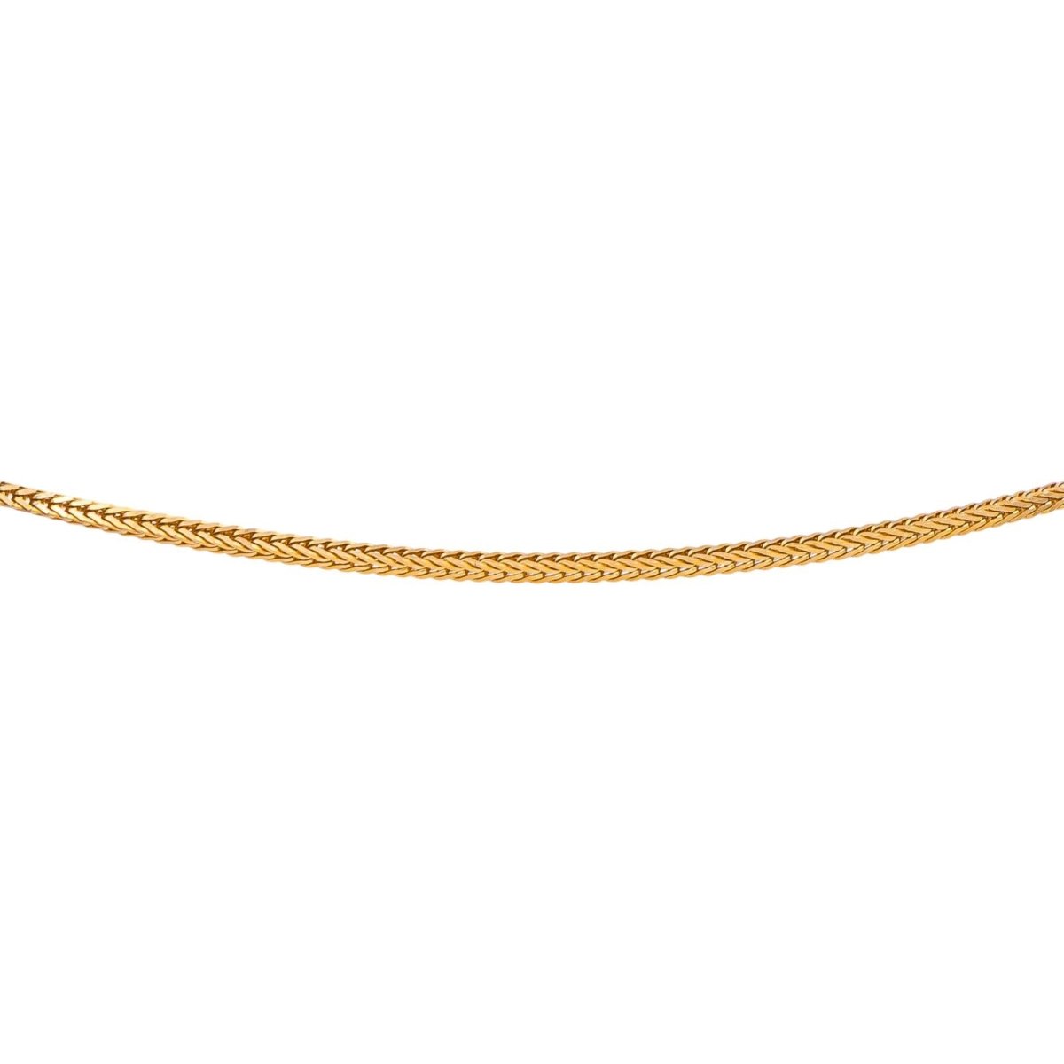 Necklace Palm mesh Yellow gold
