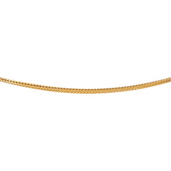 Necklace Palm mesh Yellow gold