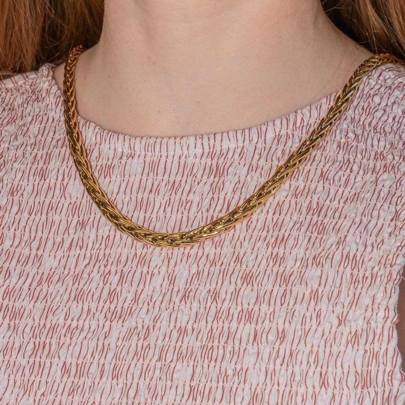 Collier Maille palmier Or jaune - Castafiore