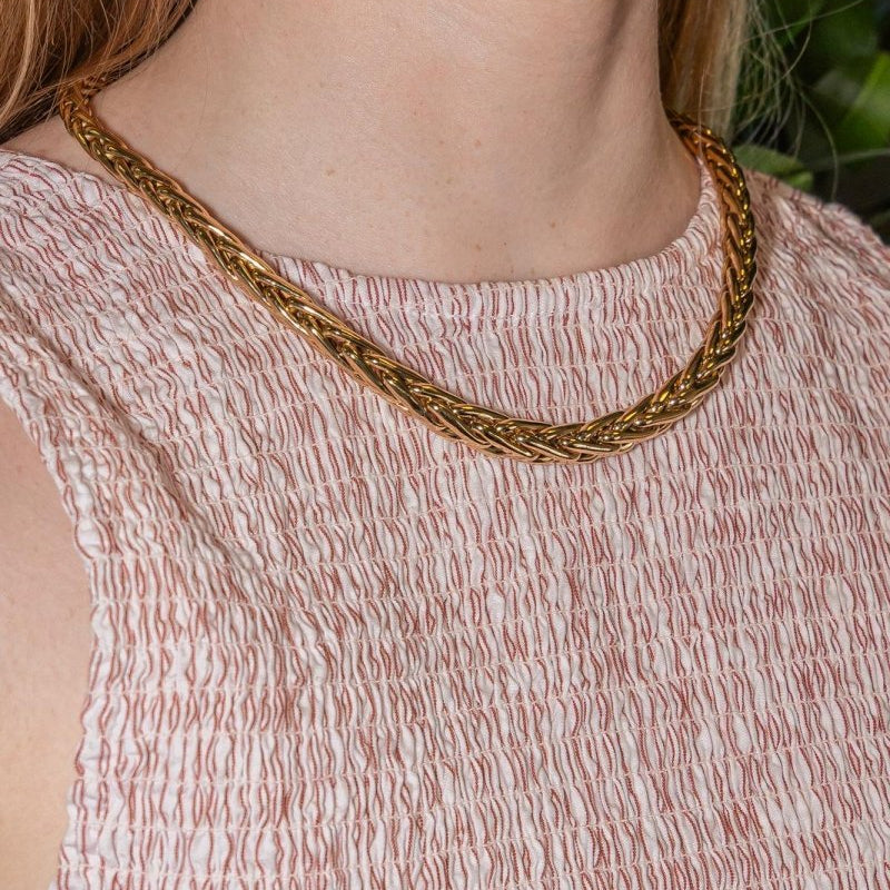 Collier Maille palmier Or jaune - Castafiore