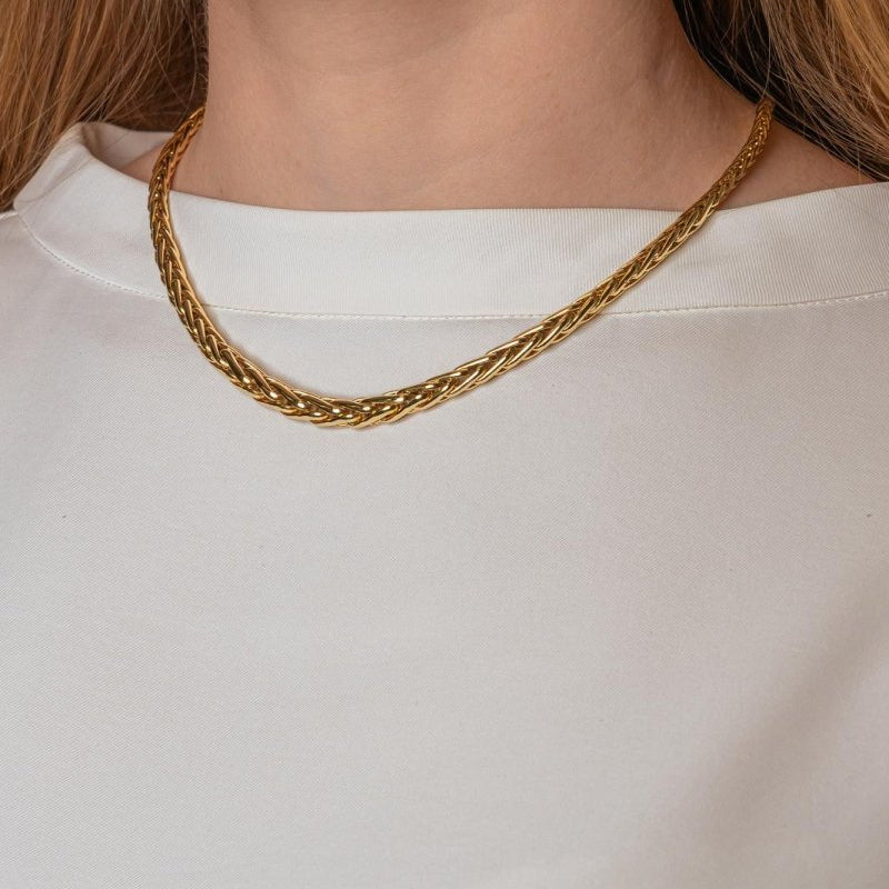Collier Maille palmier Or jaune - Castafiore