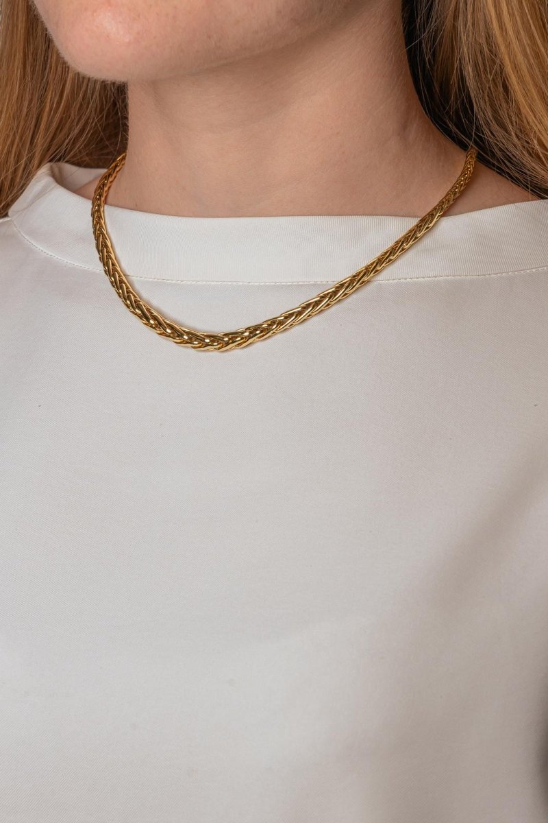 Collier Maille palmier Or jaune - Castafiore