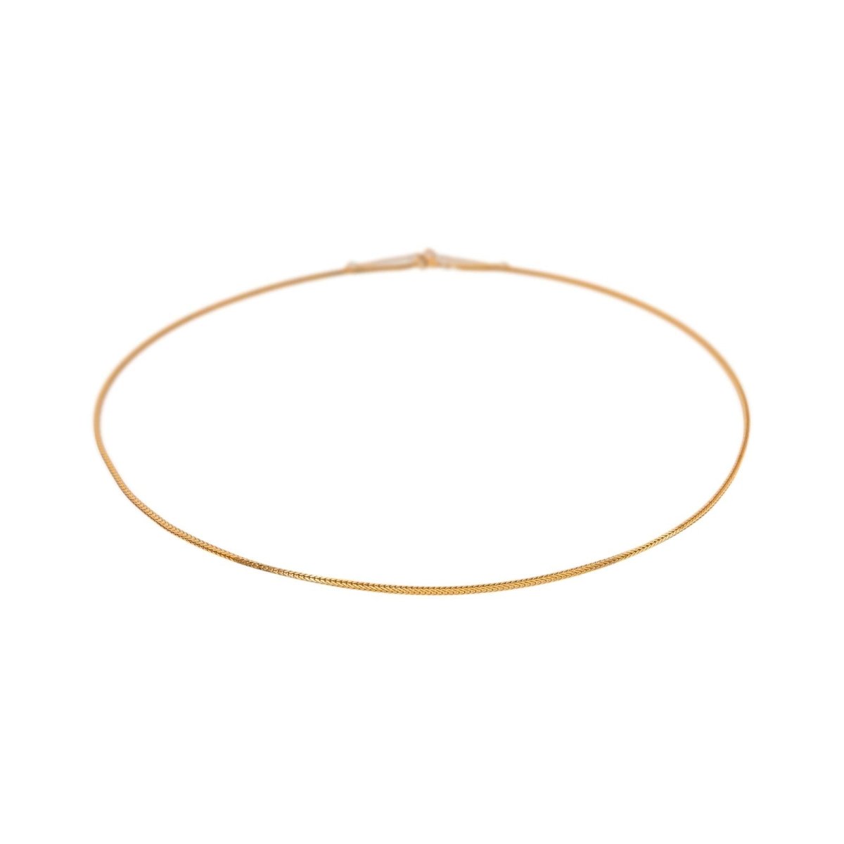 Necklace Palm mesh Yellow gold