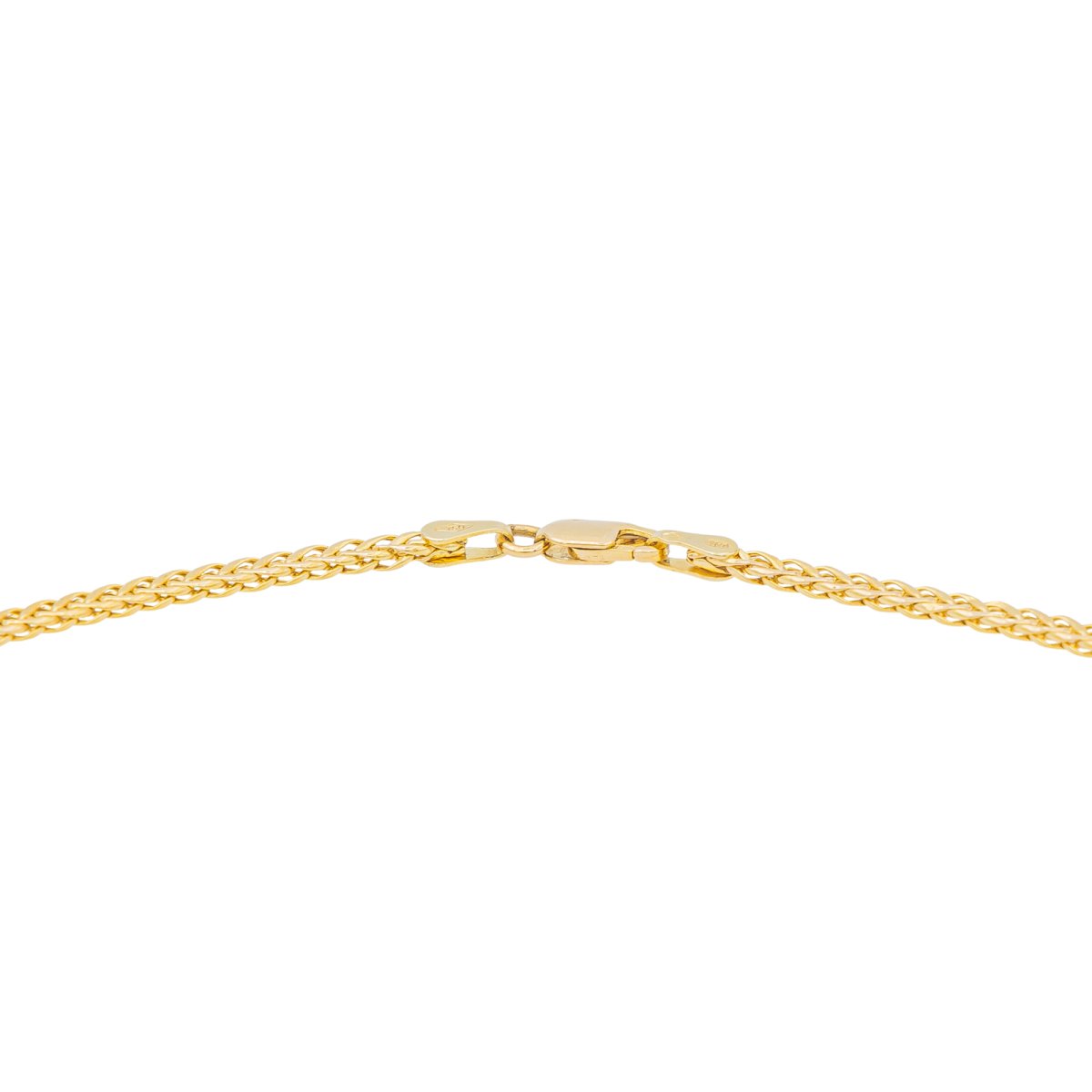 Collier Maille palmier Or jaune Diamant - Castafiore