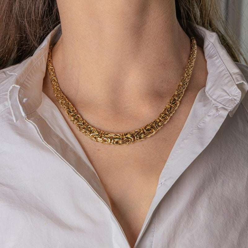 Collier Maille péruvienne Or jaune - Castafiore