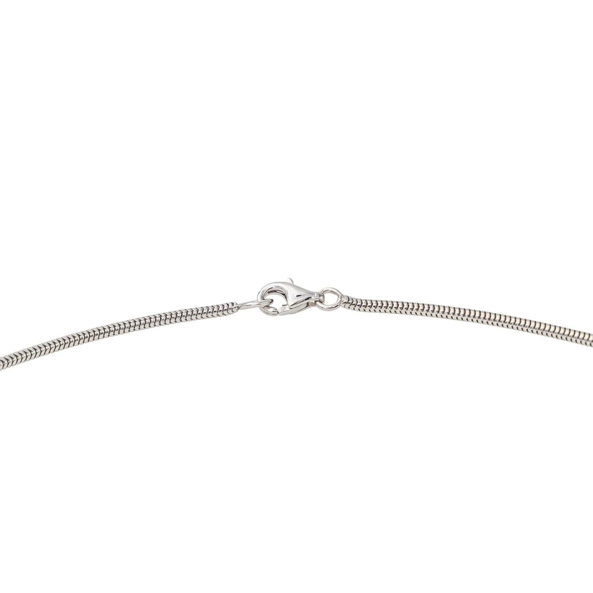 Collier Maille serpentine Or blanc - Castafiore