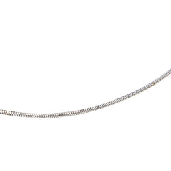 Collier Maille serpentine Or blanc - Castafiore