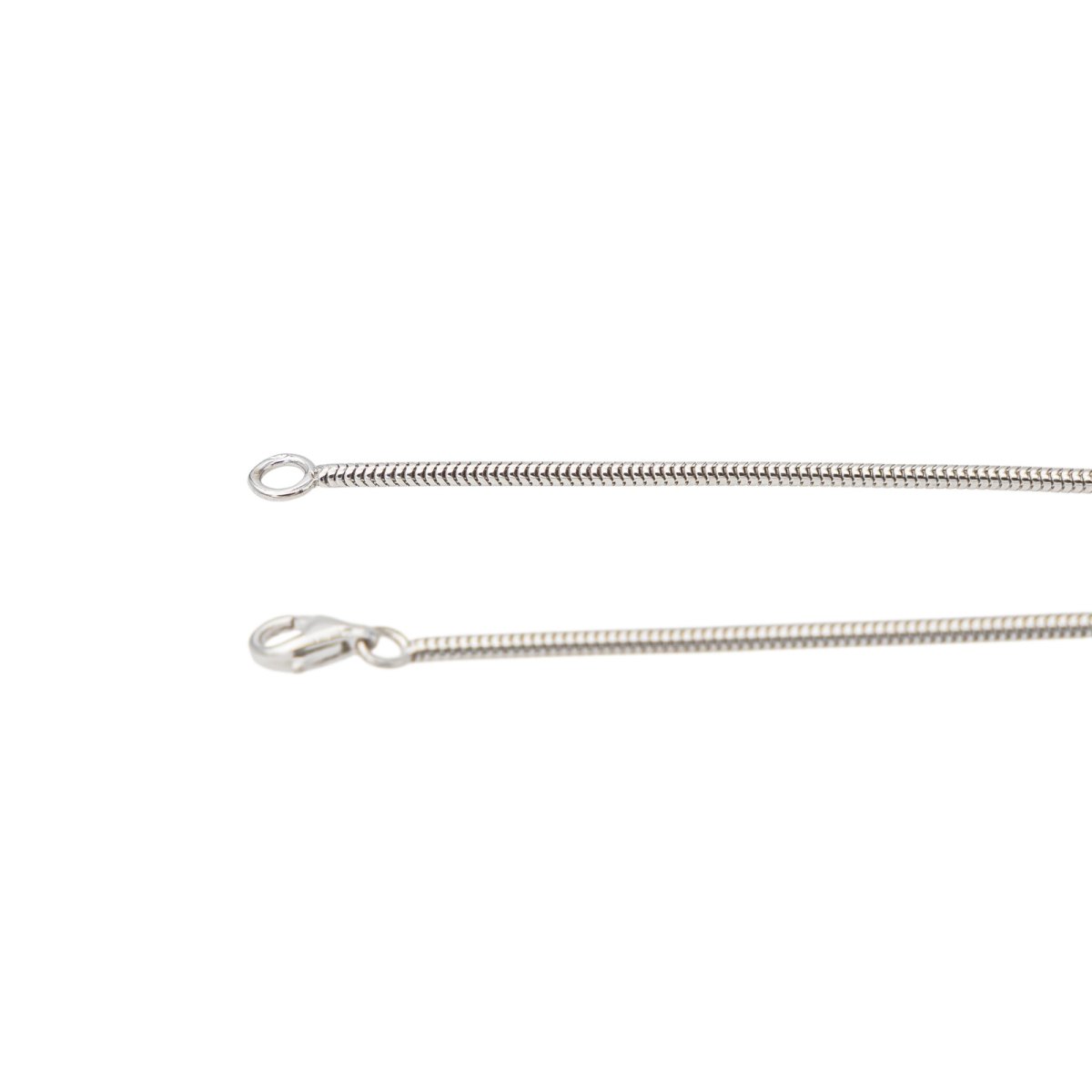 Collier Maille serpentine Or blanc - Castafiore