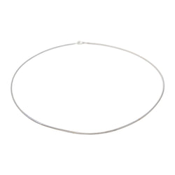 Collier Maille serpentine Or blanc - Castafiore