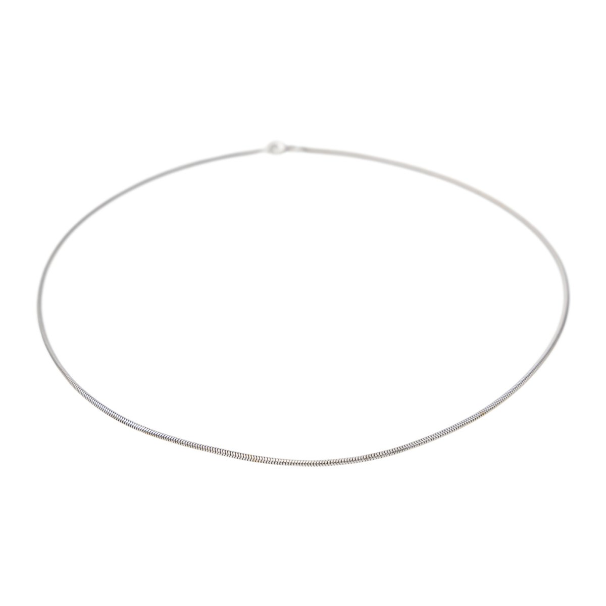 Collier Maille serpentine Or blanc - Castafiore