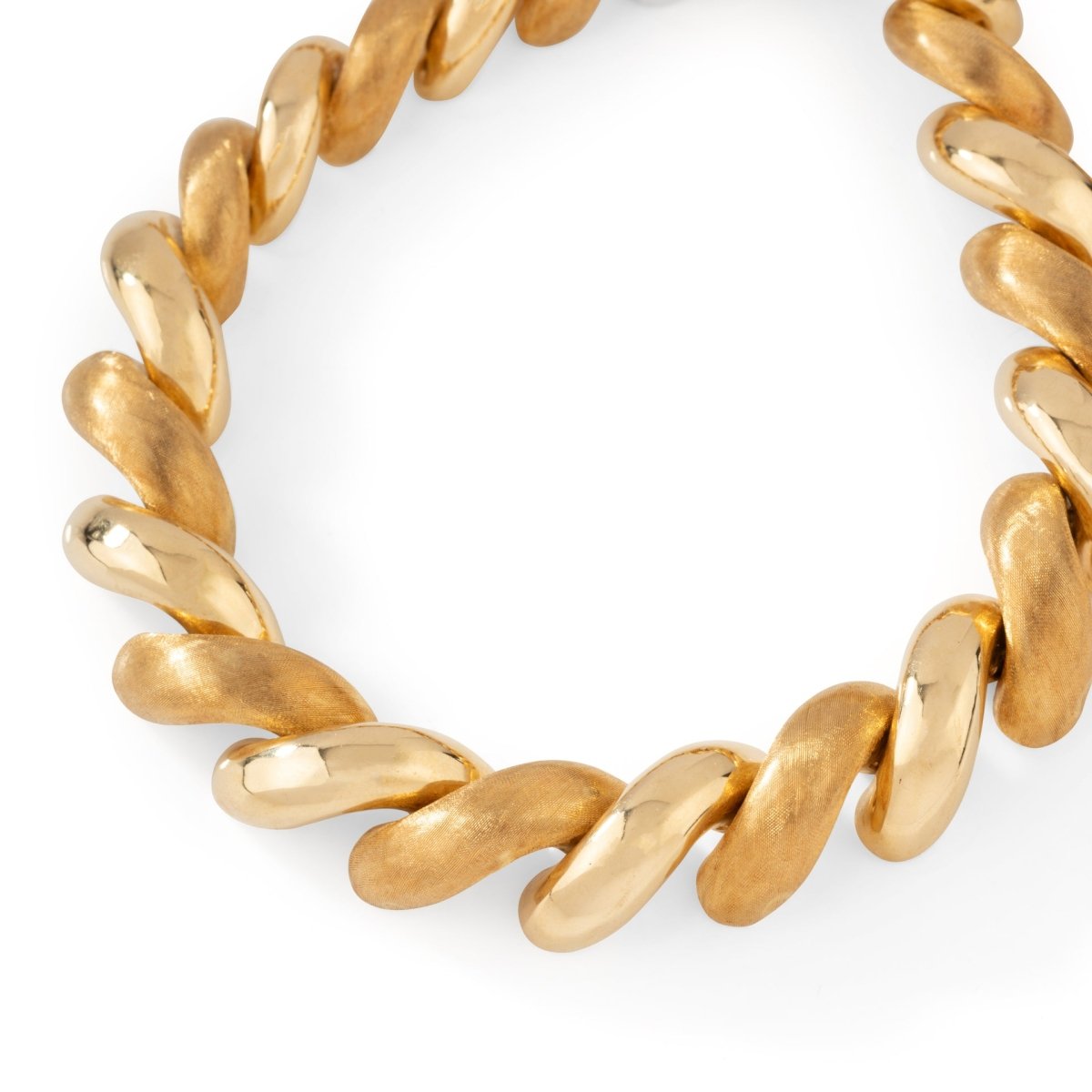 Collier Maille spirale en or jaune - Castafiore