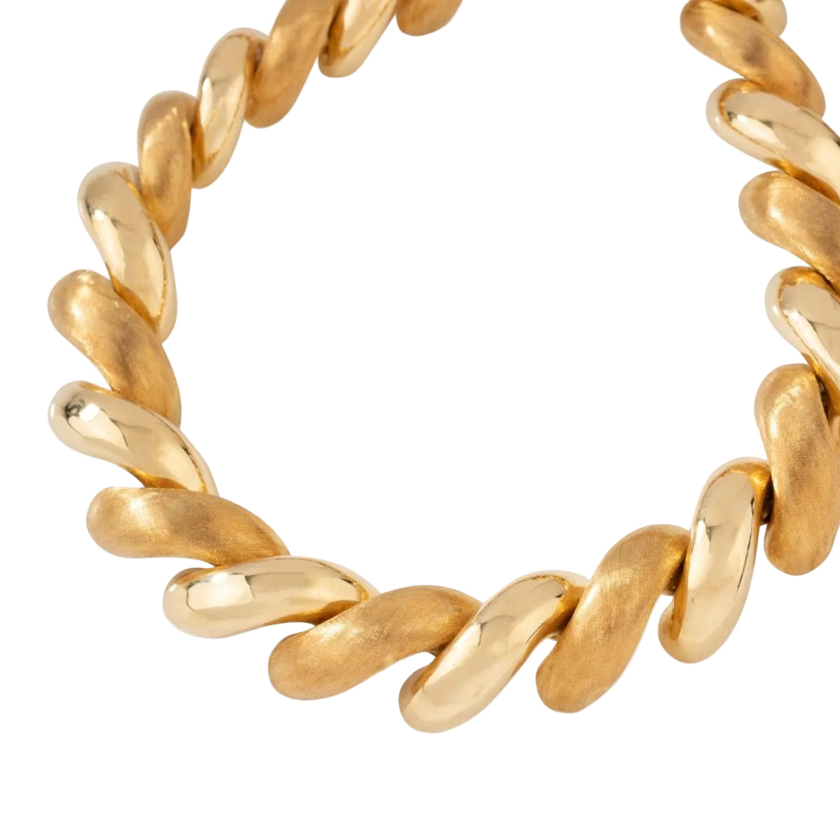 Collier Maille spirale en or jaune - Castafiore