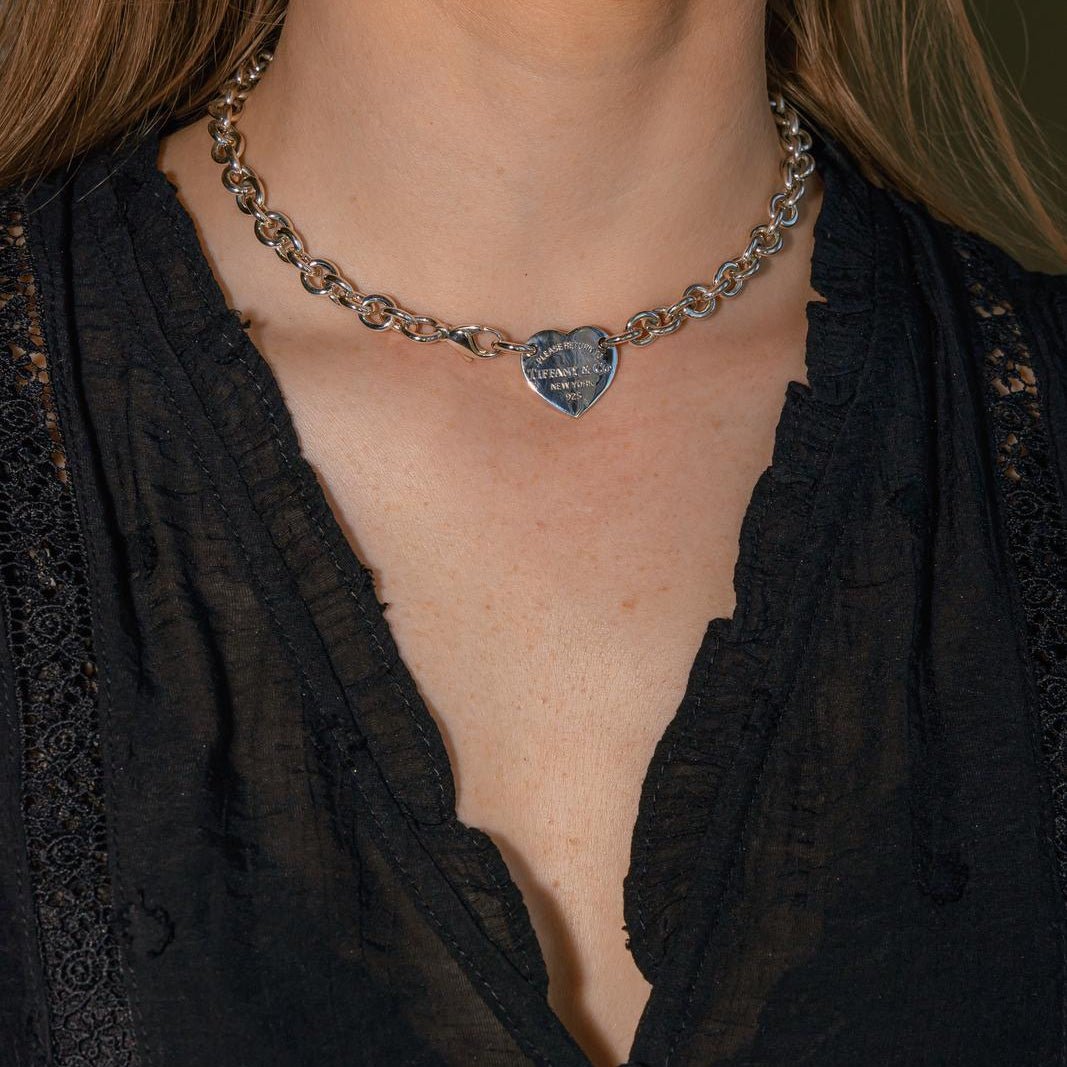 Collier Maille TIFFANY & CO. "Return To Tiffany" en argent - Castafiore