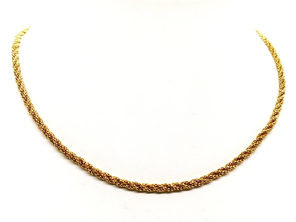 Collier Maille torsadée Or jaune - Castafiore