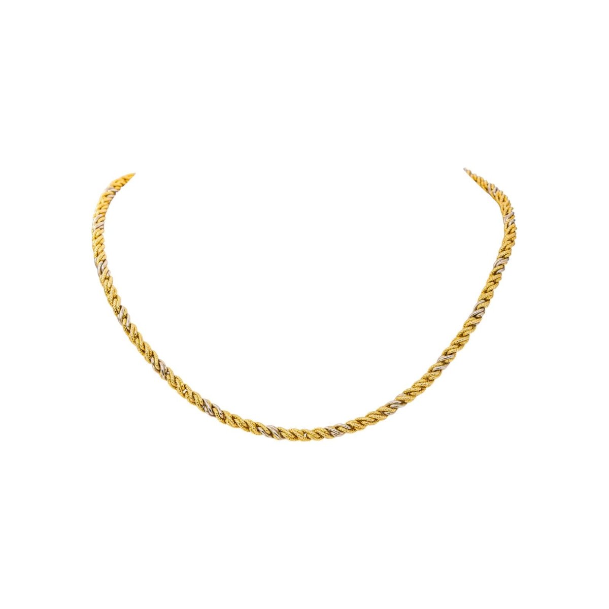 Collier Maille torsadée Or jaune - Castafiore