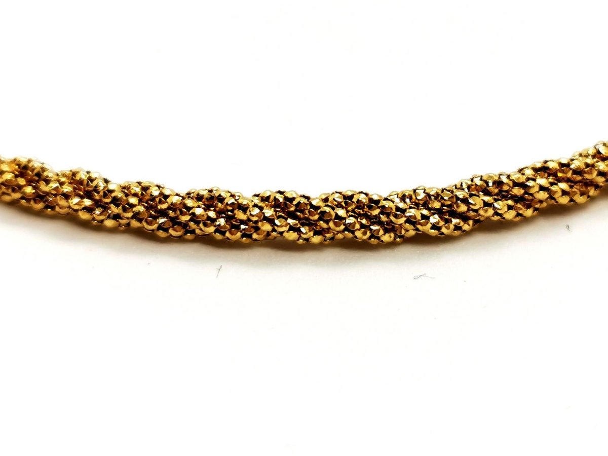 Collier Maille torsadée Or jaune - Castafiore