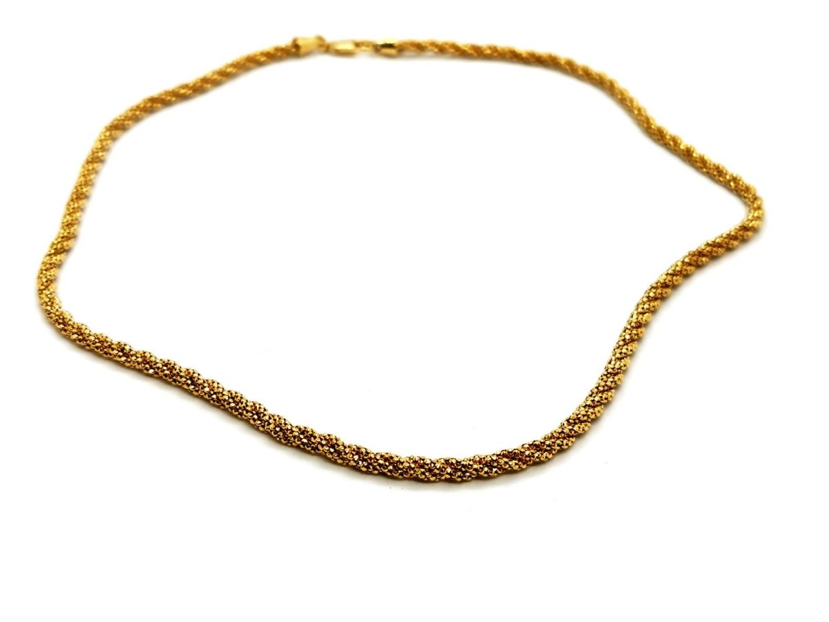 Collier Maille torsadée Or jaune - Castafiore