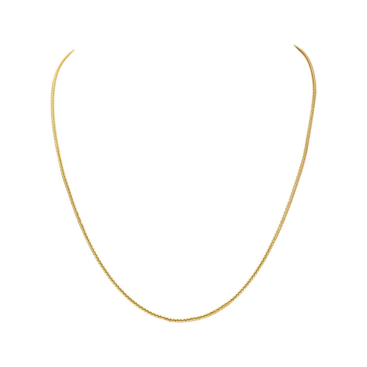 Collier Maille tressée Or jaune - Castafiore