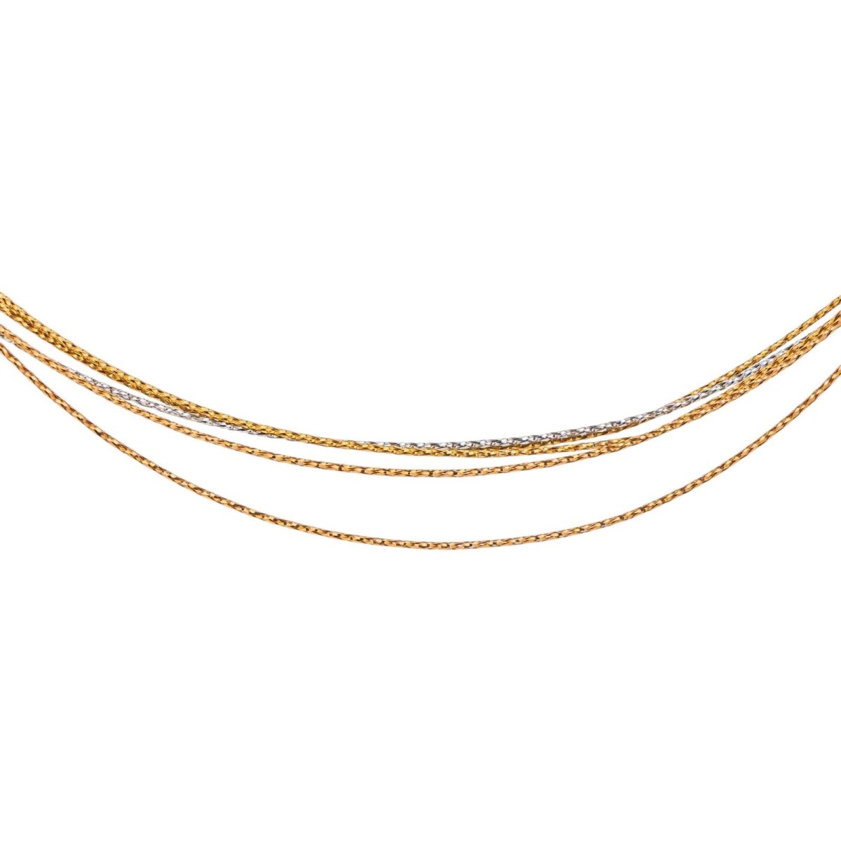 Collier Maille tressée Or jaune - Castafiore