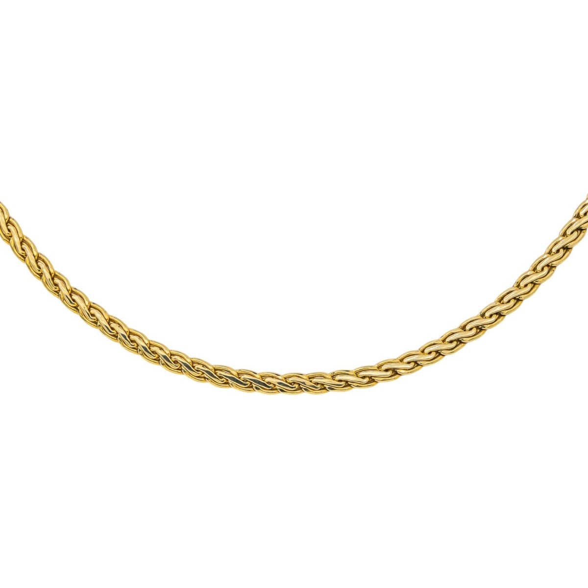 Collier Maille tressée Or jaune - Castafiore