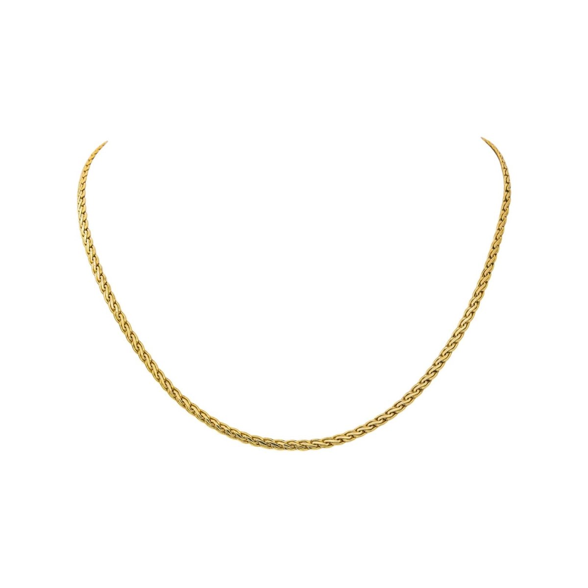 Collier Maille tressée Or jaune - Castafiore