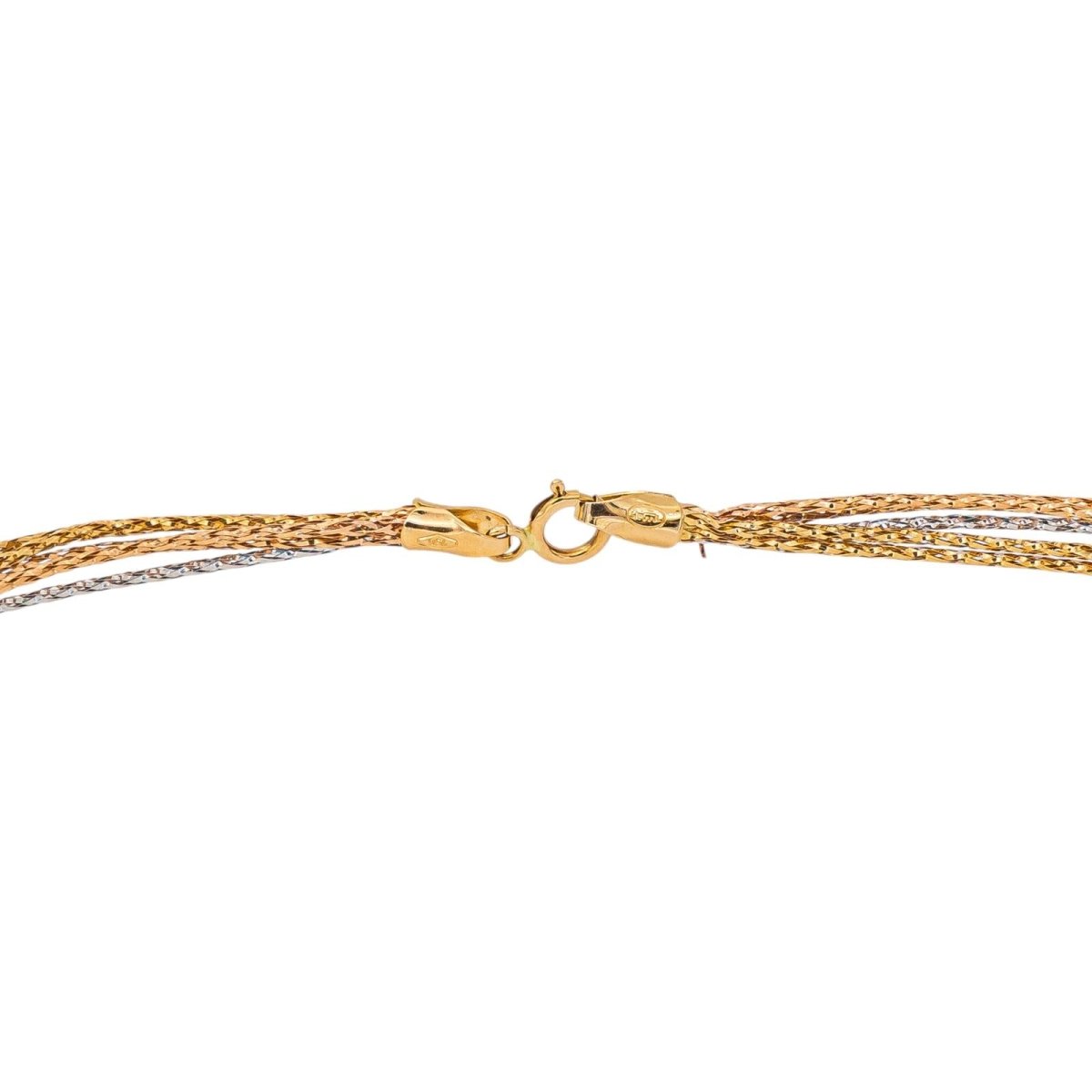 Collier Maille tressée Or jaune - Castafiore