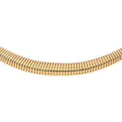 Collier maille Tubogas Or rose - Castafiore