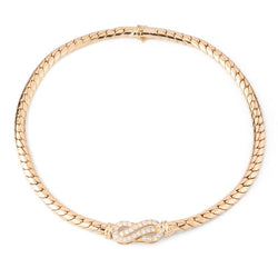 Collier Maille VAN CLEEF & ARPELS en or jaune et diamants - Castafiore