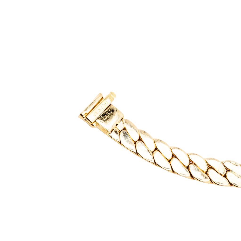 Collier Maille VAN CLEEF & ARPELS en or jaune et diamants - Castafiore