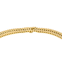 Collier Maille VAN CLEEF & ARPELS. et GEORGES L'ENFANT en or jaune - Castafiore