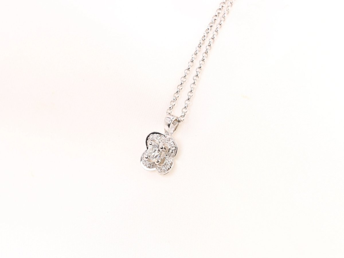 Collier Mauboussin Chance of Love n°2 en or blanc - Castafiore