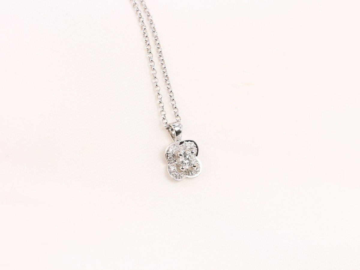 Collier Mauboussin Chance of Love n°2 en or blanc - Castafiore