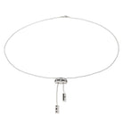 Collier MAUBOUSSIN "Le vice et la vertu" en or blanc et diamants - Castafiore