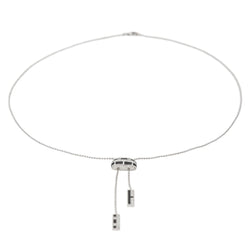 Collier MAUBOUSSIN "Le vice et la vertu" en or blanc et diamants - Castafiore