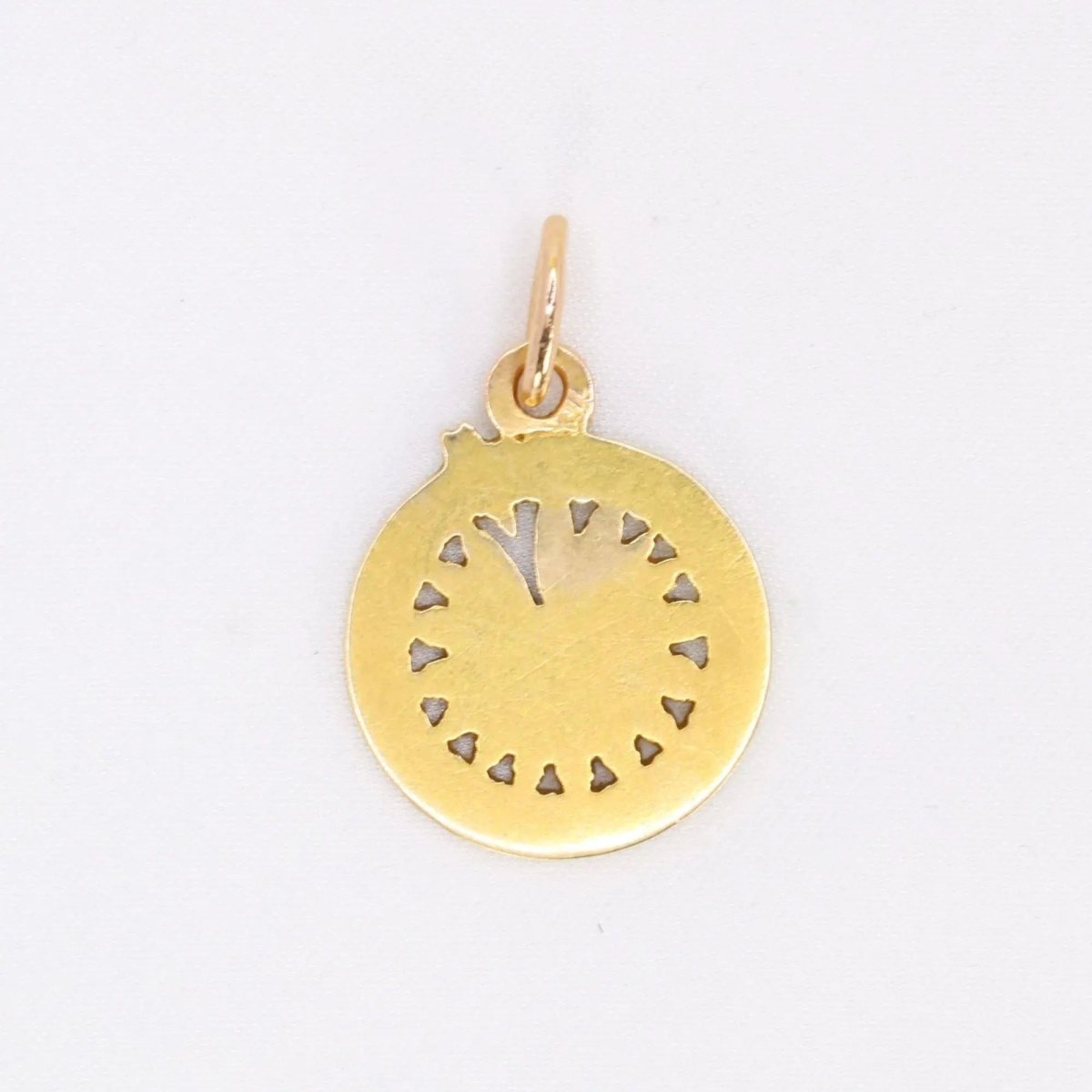 Collier Médaille en or jaune et émail - Castafiore