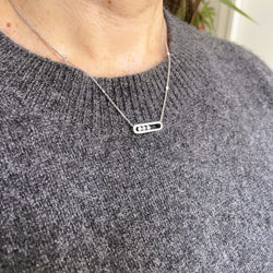 Collier MESSIKA "Baby Move" diamants en or blanc - Castafiore