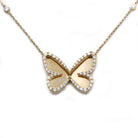 Collier MESSIKA Butterfly en or rose et diamants - Castafiore