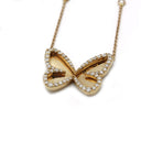 Collier MESSIKA Butterfly en or rose et diamants - Castafiore