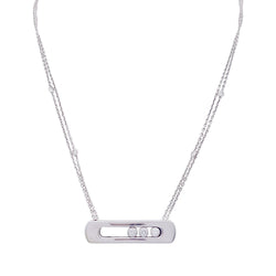 Collier MESSIKA "Move" en or blanc et diamants - Castafiore