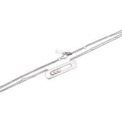 Collier MESSIKA "Move" en or blanc et diamants - Castafiore