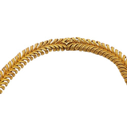 Collier Négligé BOUCHERON "Plume" en or jaune - Castafiore