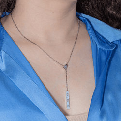 Collier Négligé CARTIER "Love Négligé" en or blanc et diamant - Castafiore