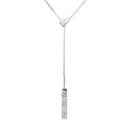 Collier Négligé CARTIER "Love Négligé" en or blanc et diamant - Castafiore